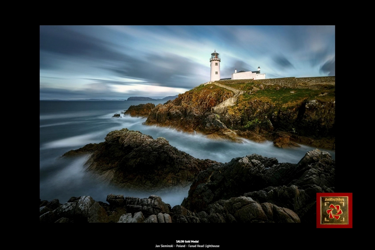 Astibo Spring International Association of Art Photographers Salon Gold Medal_2.jpg - Czerwiec 2021, w konkursie  International Association of Art Photographers fotografia FANAD HEAD zdobyła Salon Gold  Medal . konkurs pod patronatem Photographic Society of America.