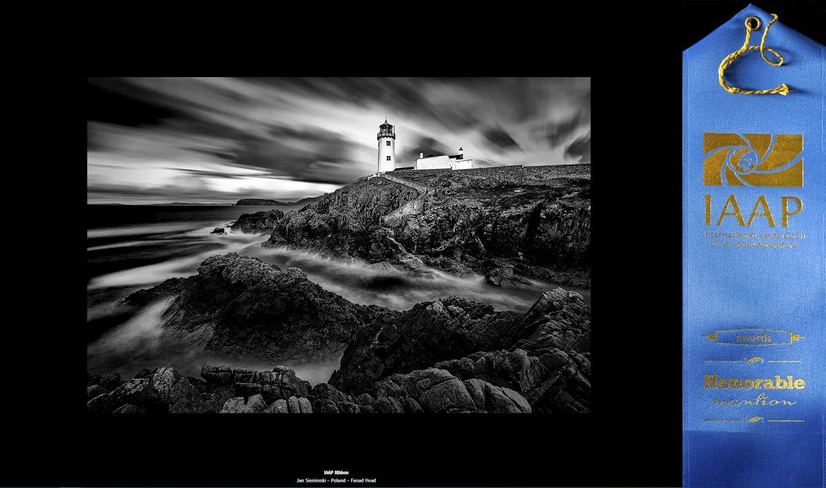 Fanad Head Photo Salon Kicevo 2021.jpg - Kwiecien 2021 fotografia "Fanad Head" Irlandia otrzymała wyroznienie IAAP Ribbon w konkursie PHOTO SALON KICEVO 2021 Macedonia......Luty 2021 fotografia "Fanad Head" Irlandia otrzymała wyroznienie GPU Ribbon w konkursie Singapure Lion City International Salon ......" Fanad Head " Irlandia ..... kwiecen 2018  zdjecie wyroznione przez redakcje National Geographic Polska http://www.national-geographic.pl/fotografia/fanad-head-8